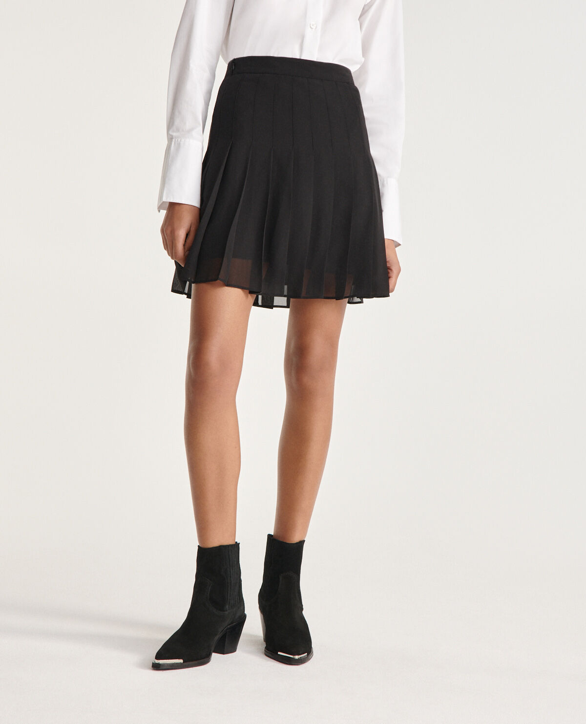 Jupe noire top fluide