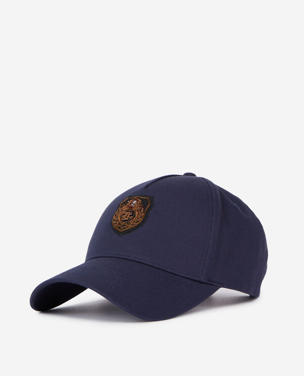 The Kooples MIXTE NAVY casquette bleu marine avec patch blason 