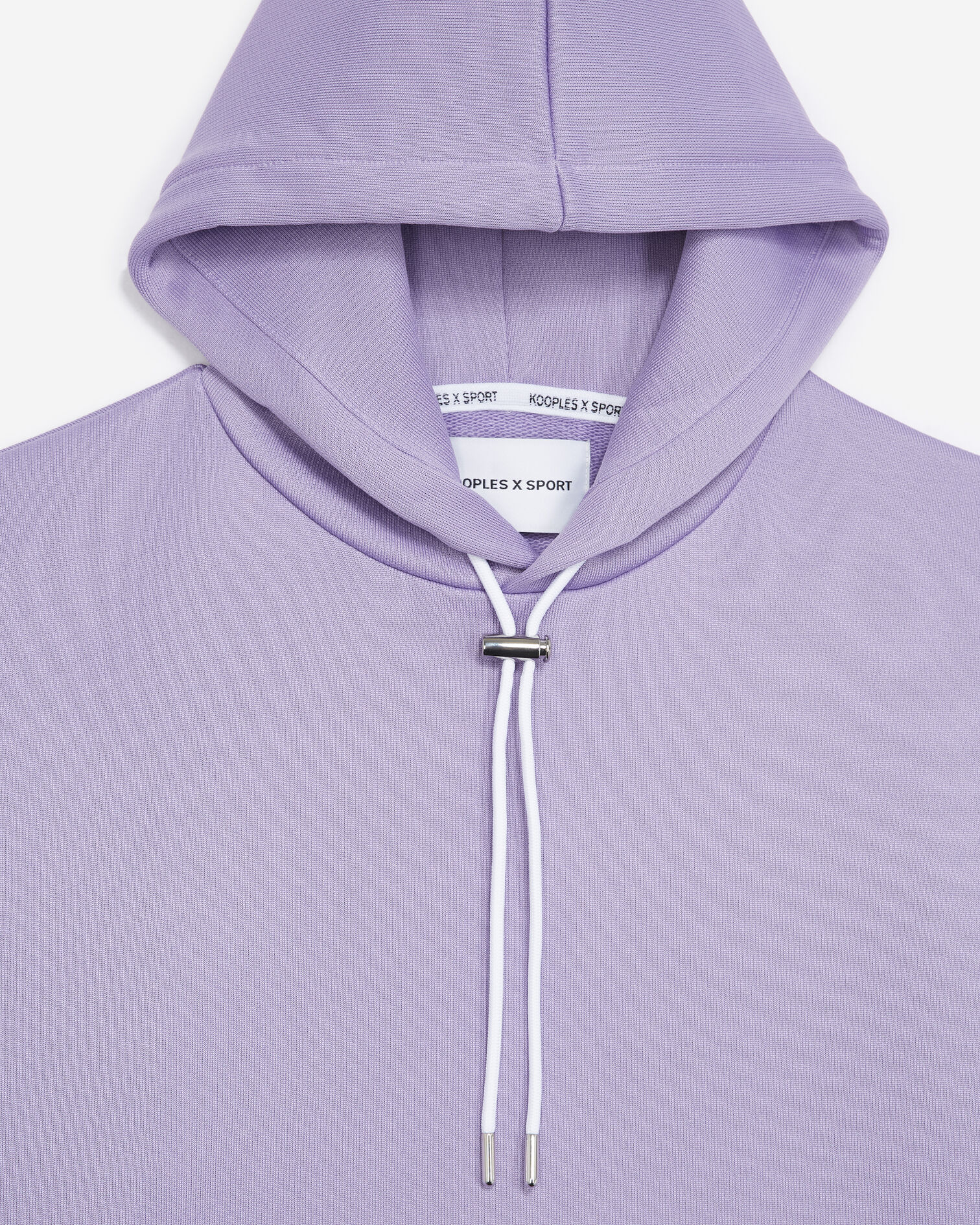 Purple sweatshirt with printed hood , PURPLE, hi-res image number null