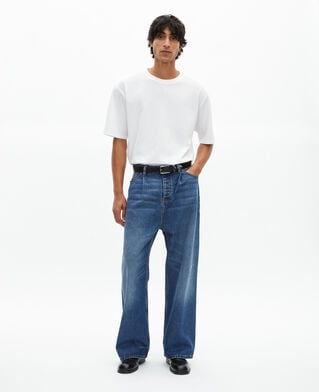 The Kooples MEN WHITE unisex loose plain white t-shirt