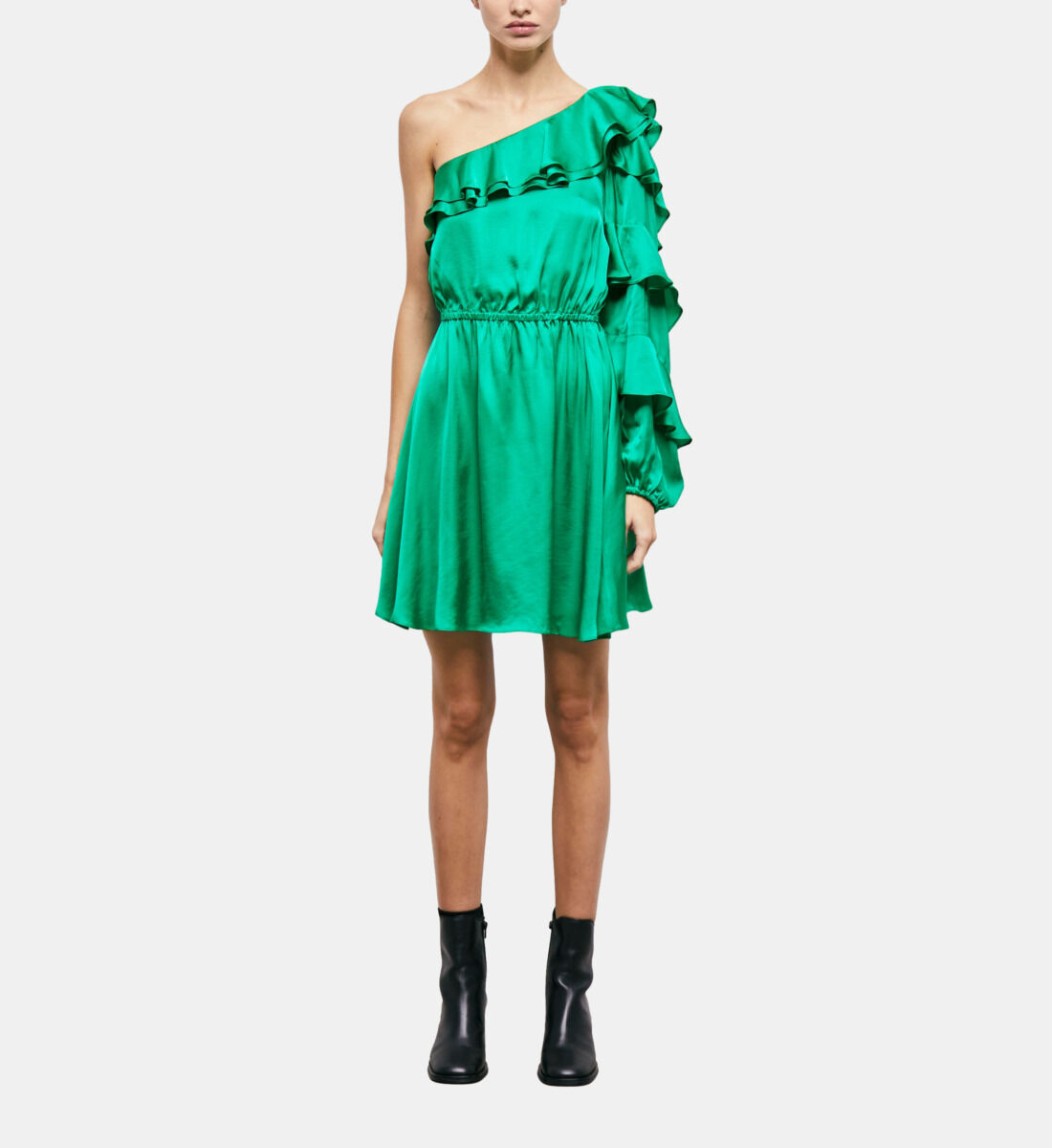 Robe verte shop the kooples