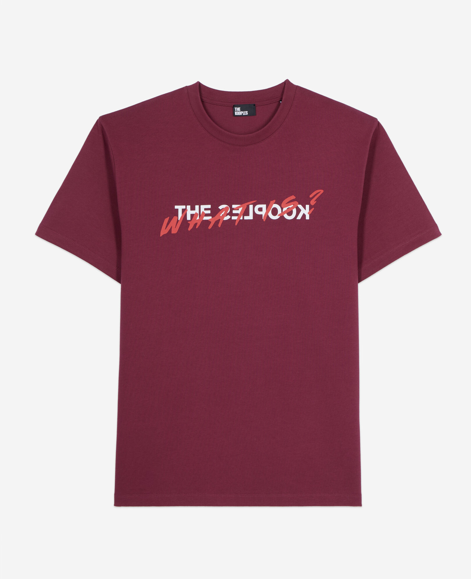 The Kooples HOMBRE BURGUNDY camiseta what is burdeos