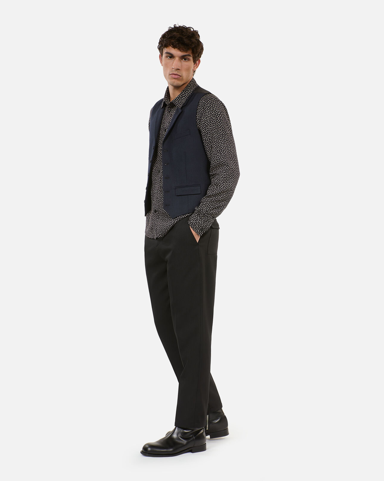 The Kooples HOMME BLACK bottines avec boucle en cuir noir