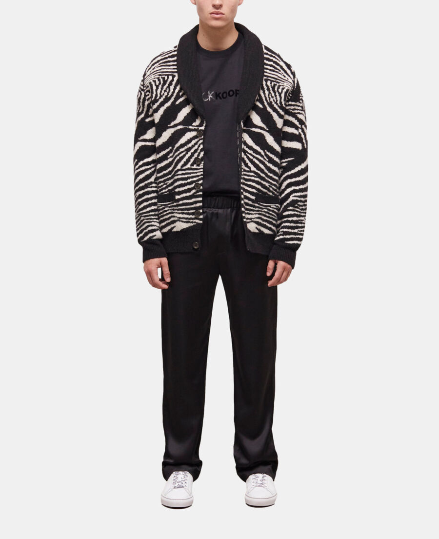 printed wool sweater
