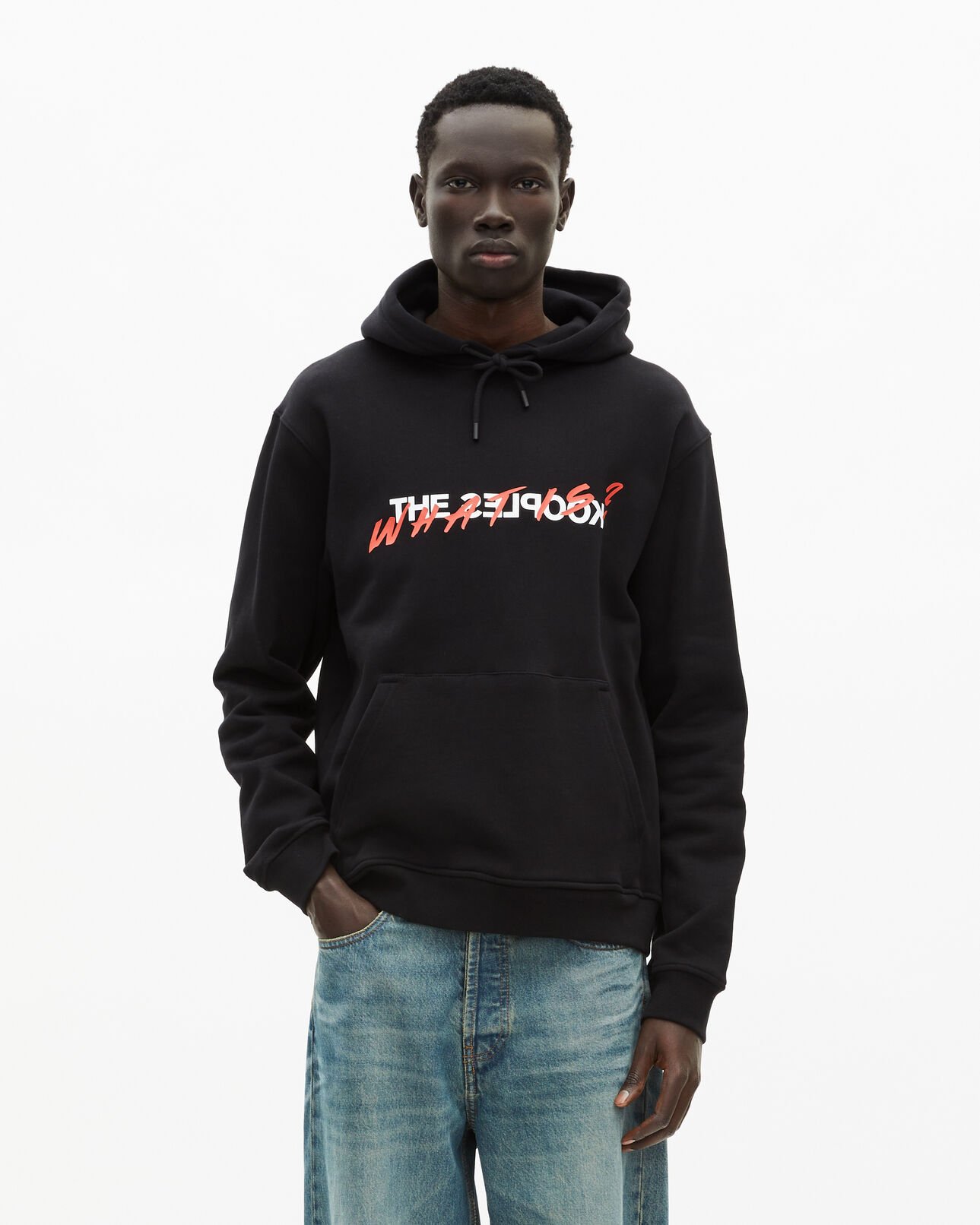 The Kooples HERREN BLACK was ist ein schwarzer hoodie?