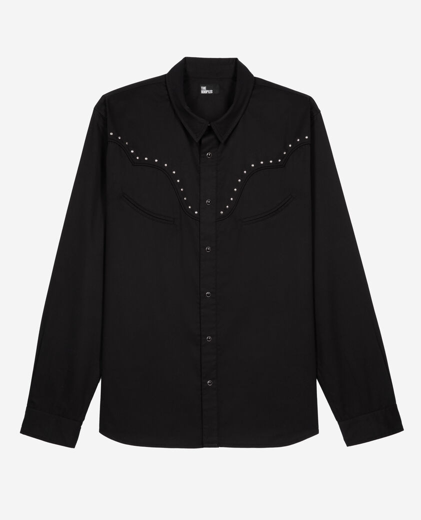 The Kooples MEN BLACK black western shirt