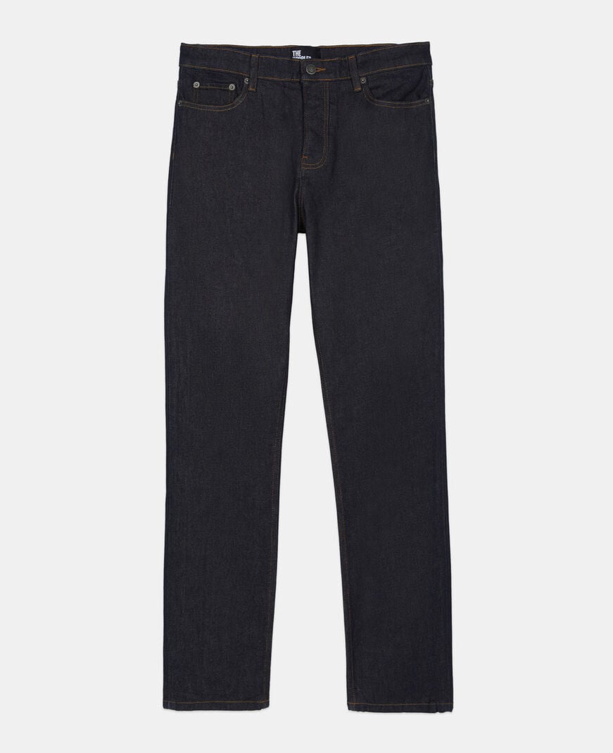 The Kooples MEN BLUE RINSE blue denim slim jeans