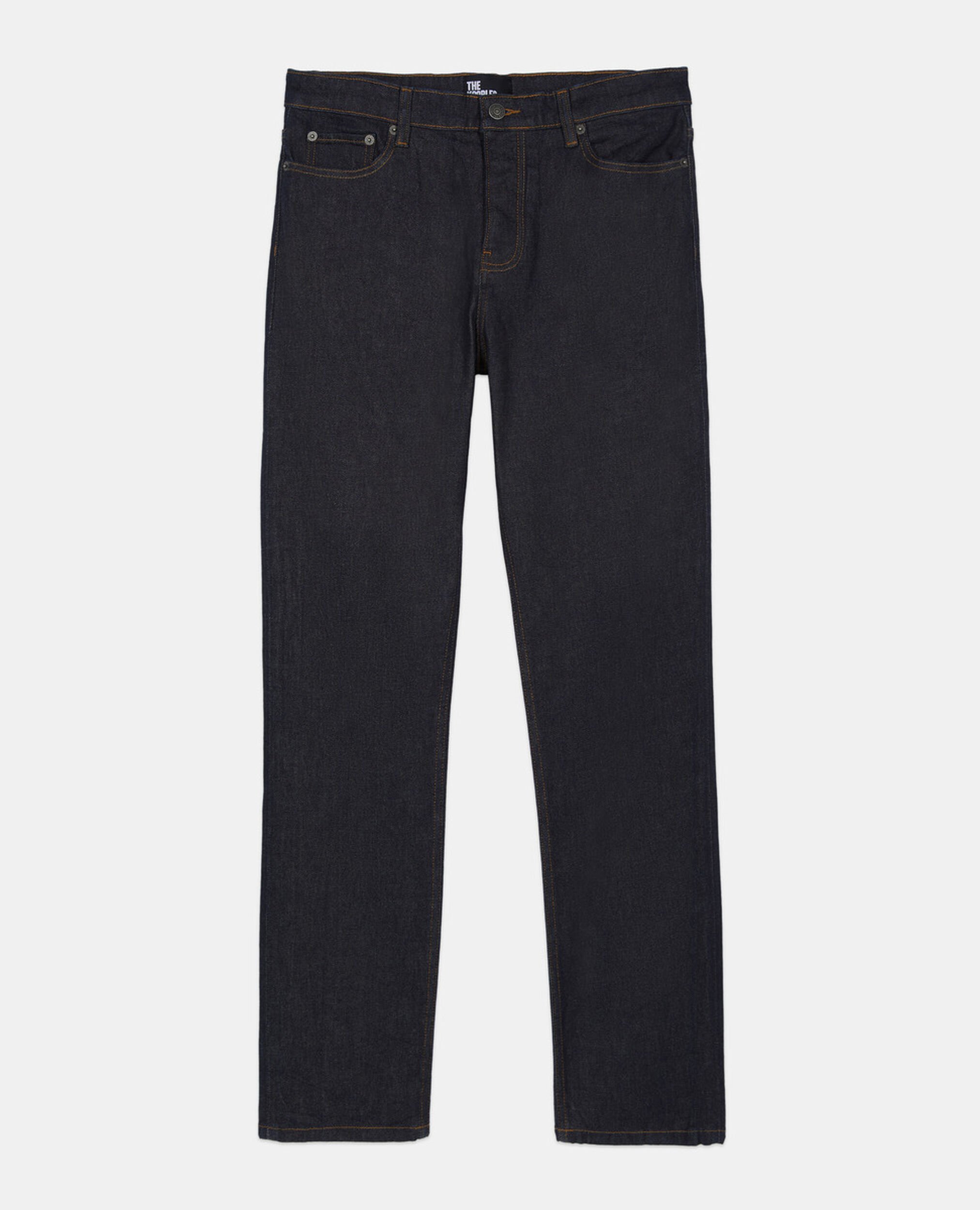 Blue denim slim jeans, BLUE RINSE, hi-res image number null
