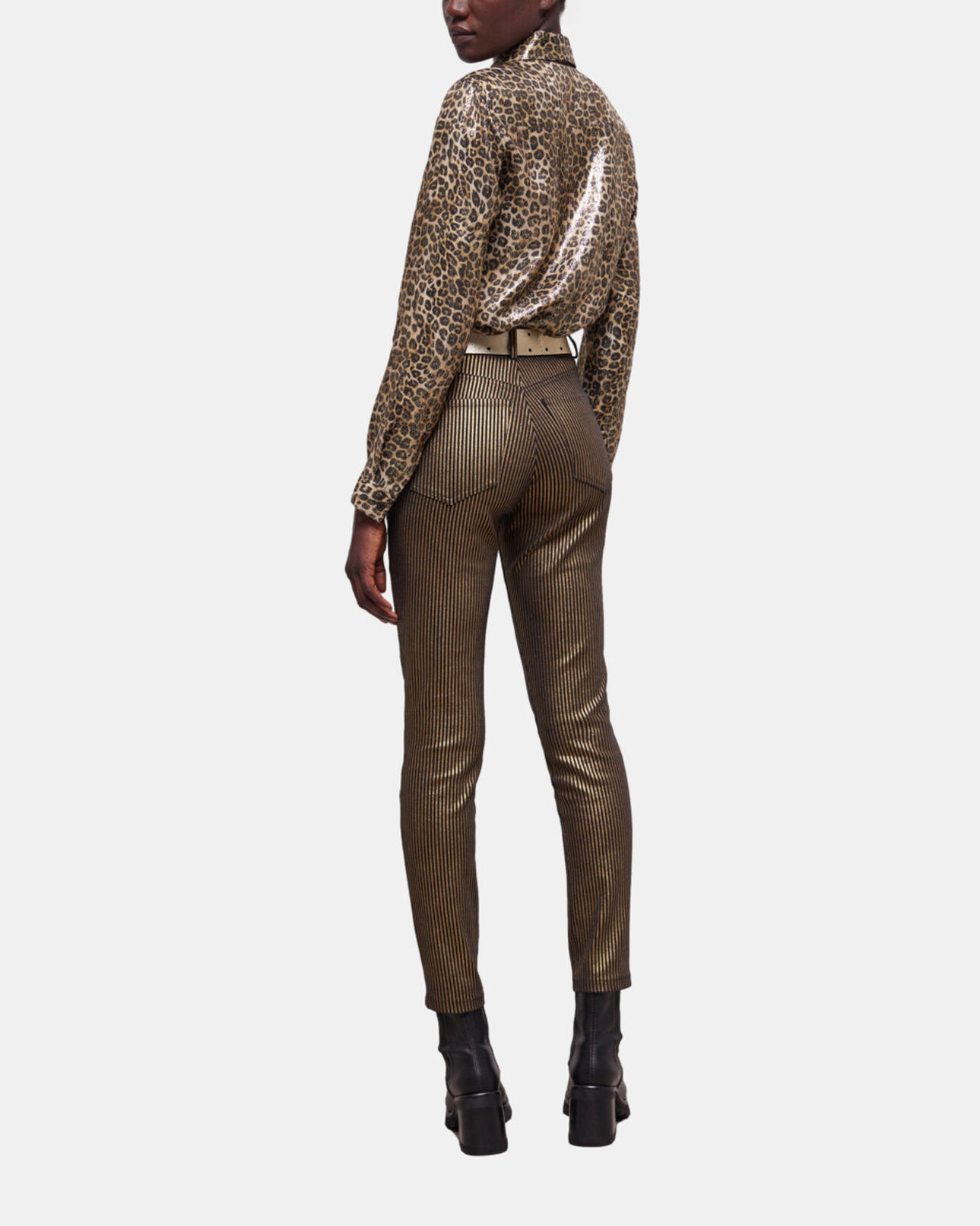 The Kooples WOMEN LEOPARD flowing leopard-print shirt