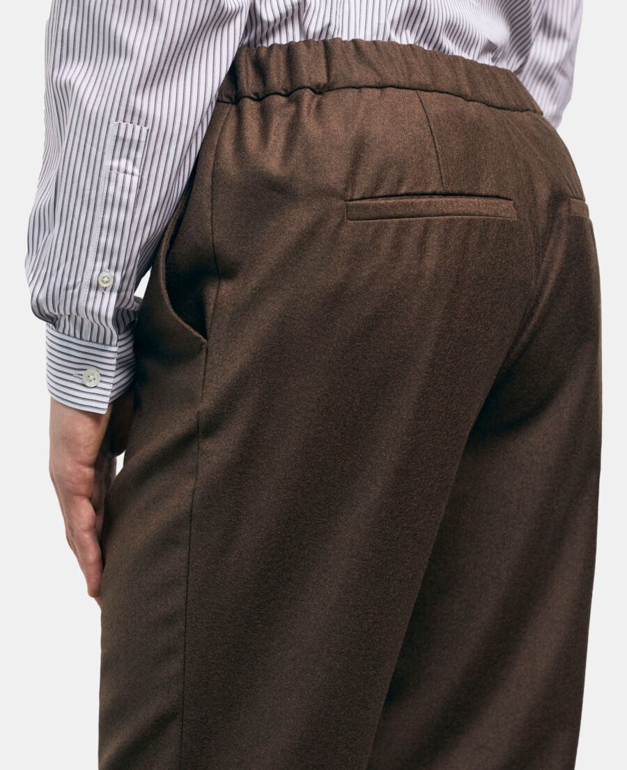 brown wool pants