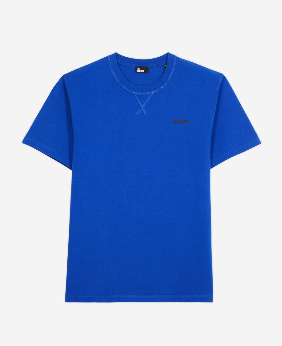 men's the kooples blue logo t-shirt