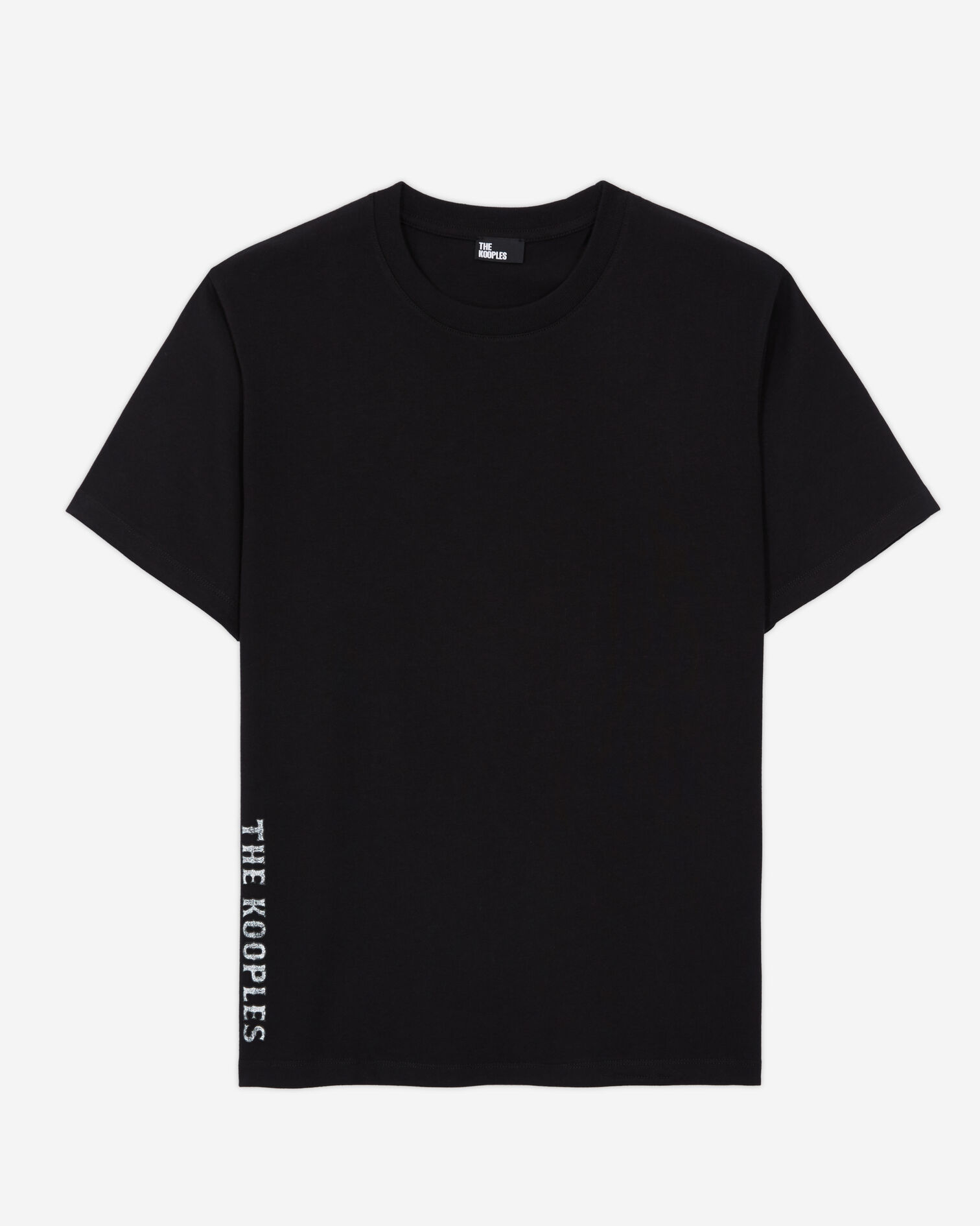 Camiseta logotipo The Kooples negra para hombre, BLACK, hi-res image number null