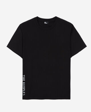 The Kooples HOMME BLACK t-shirt homme logo the kooples noir