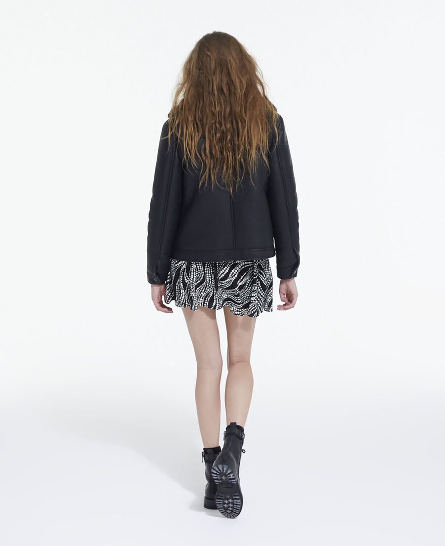 short printed skirt