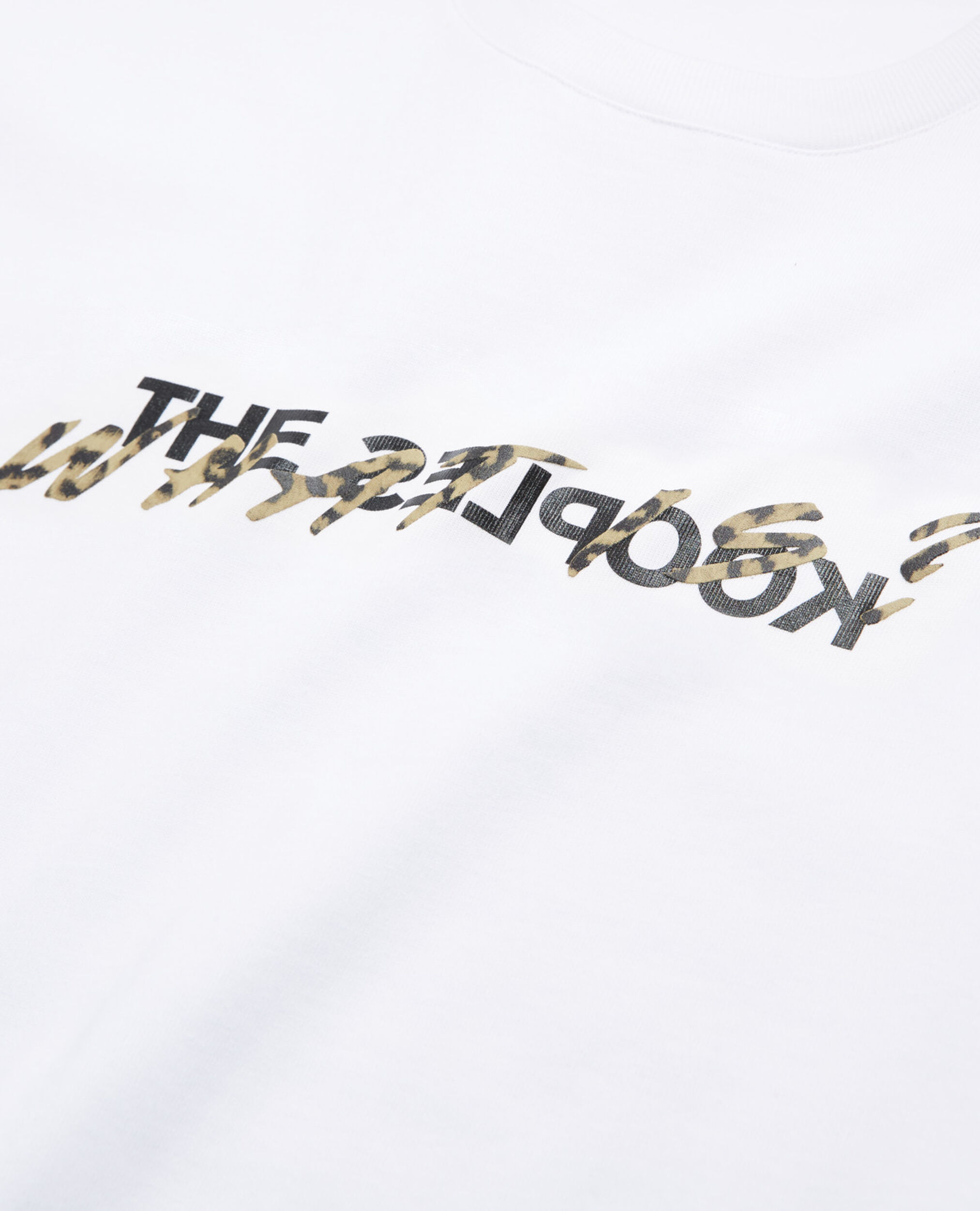 Women's white what is t-shirt, SNOW WHITE, hi-res image number null