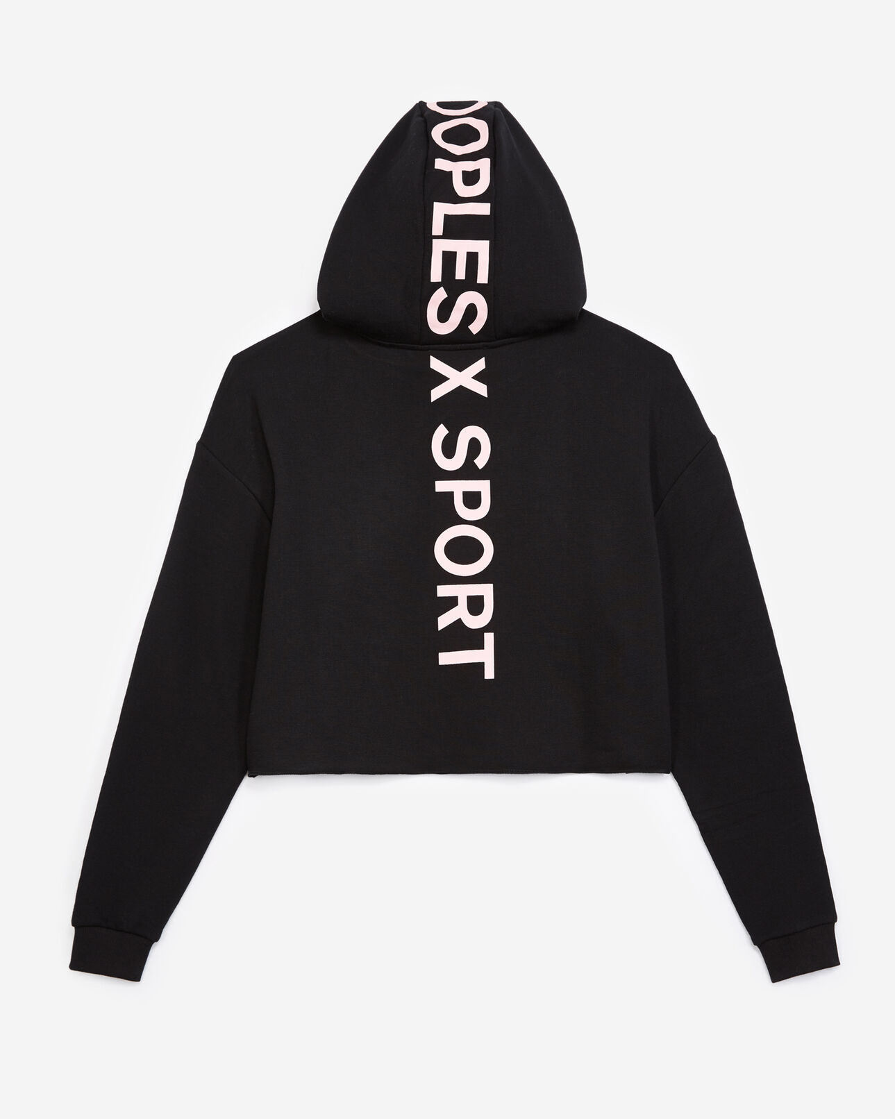 The Kooples MUJER BLACK sudadera negra capucha y logotipo