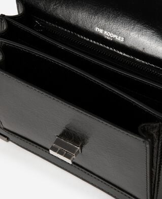 The Kooples FEMME BLACK sac emily small en cuir noir