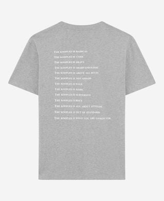 The Kooples MEN GREY MELANGE what is grey t-shirt