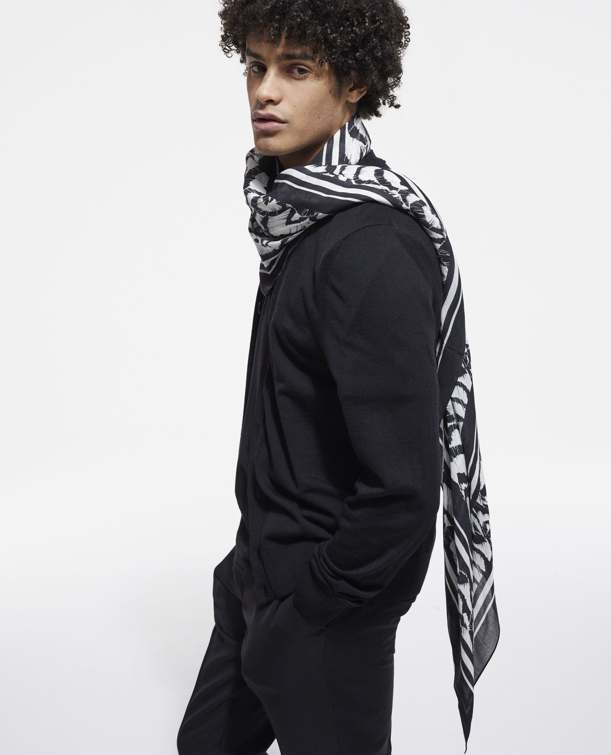 Printed shop cashmere scarf