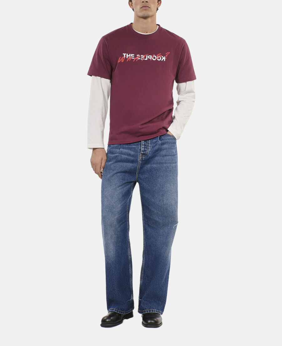 The Kooples H BURGUNDY burgundy what is t-shirt