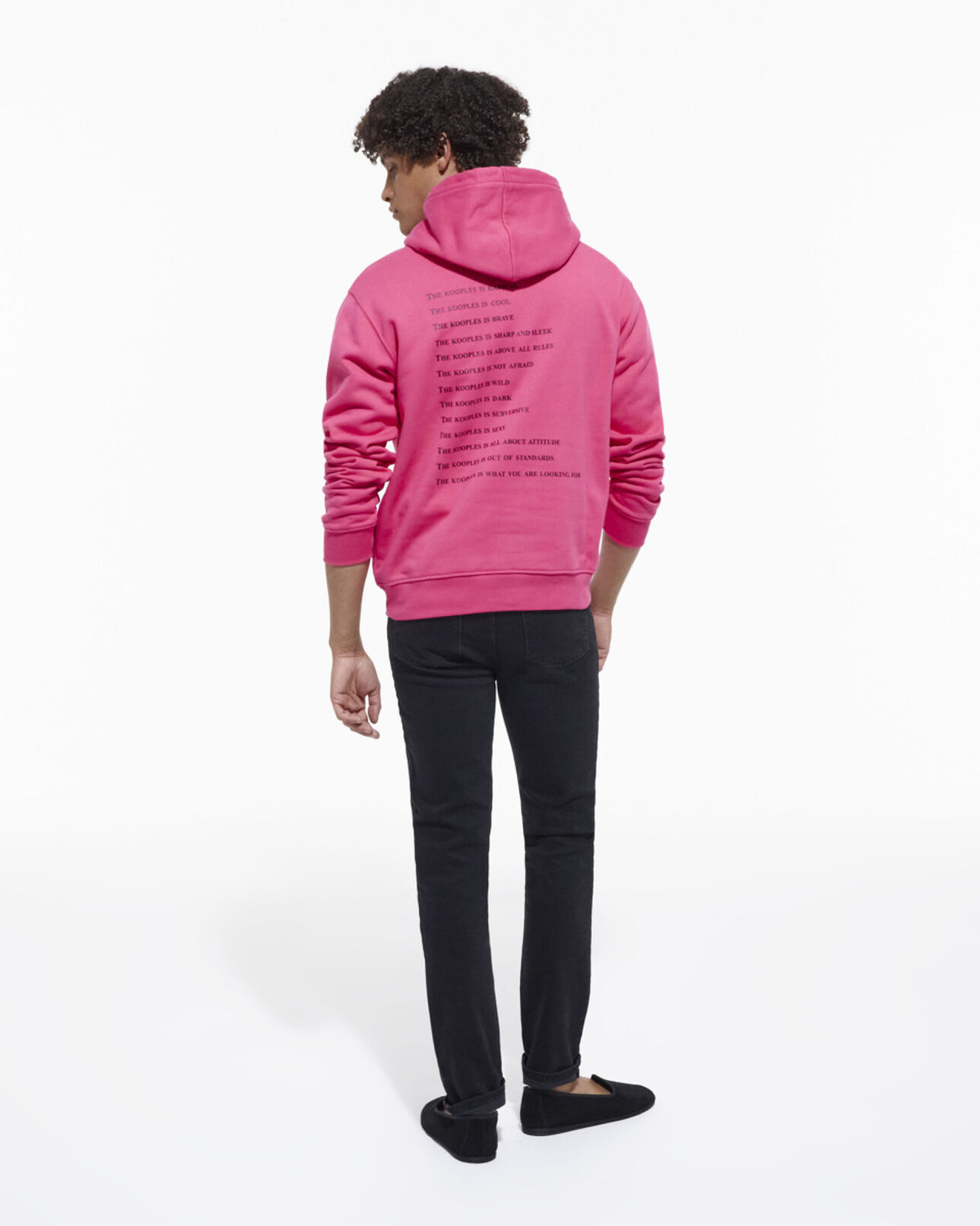 The Kooples HOMME OLD ROSE sweatshirt what is rose