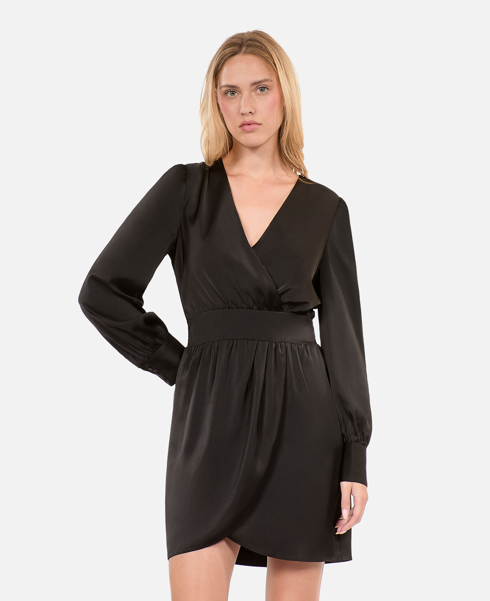 The Kooples WOMEN BLACK short black dress