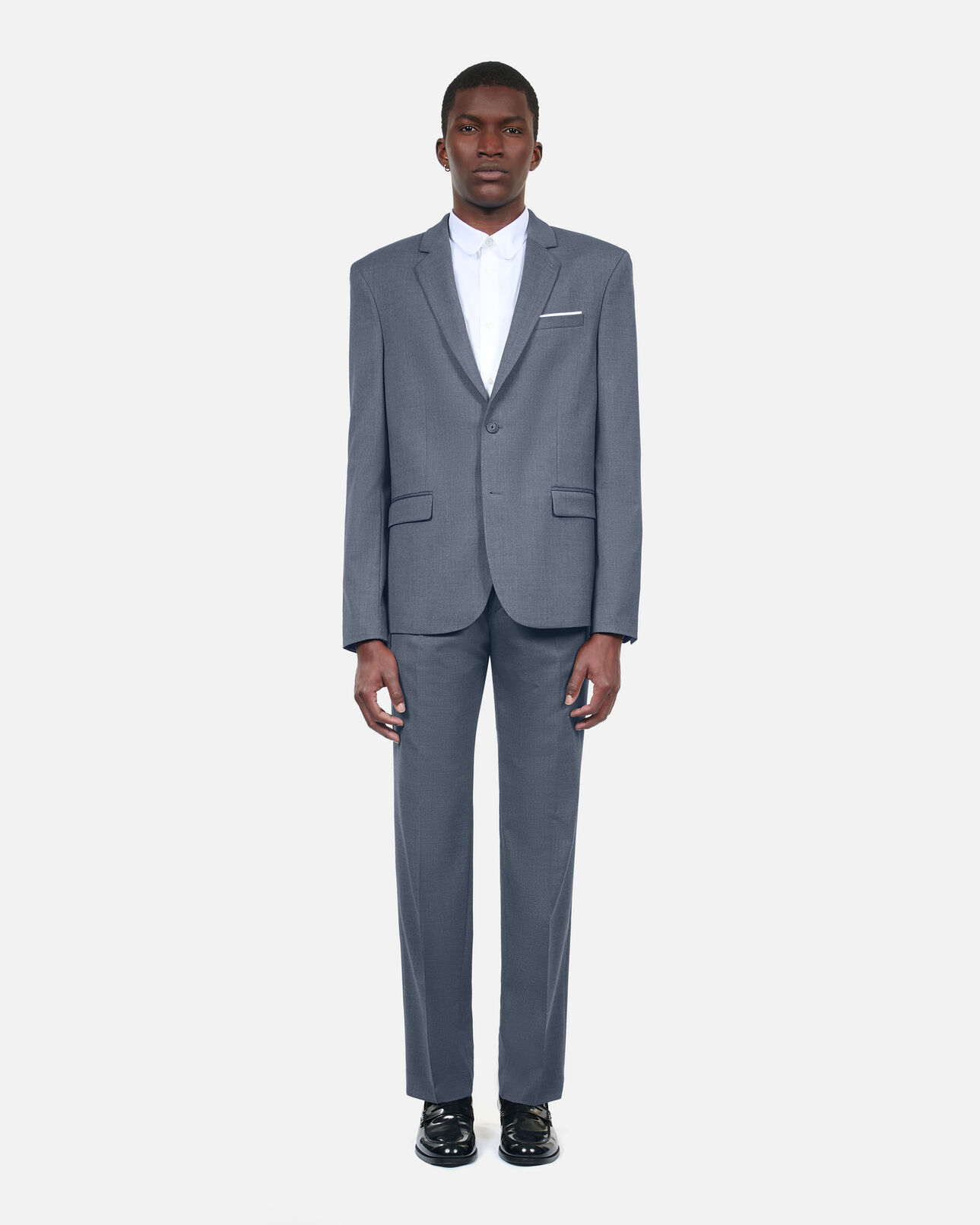 The Kooples MEN BLUE blue wool suit jacket