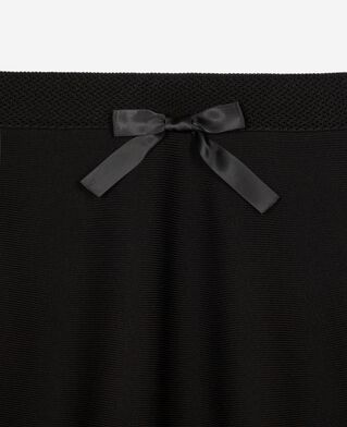 The Kooples WOMEN BLACK short black mesh skirt