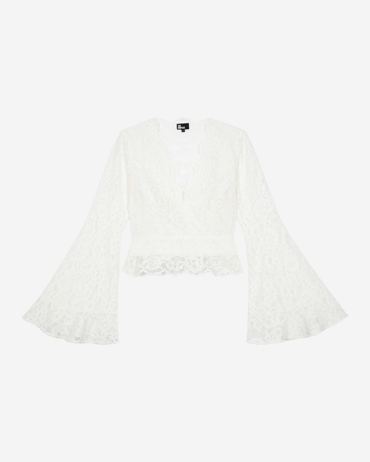 Top en dentelle blanc, ECRU, hi-res image number null