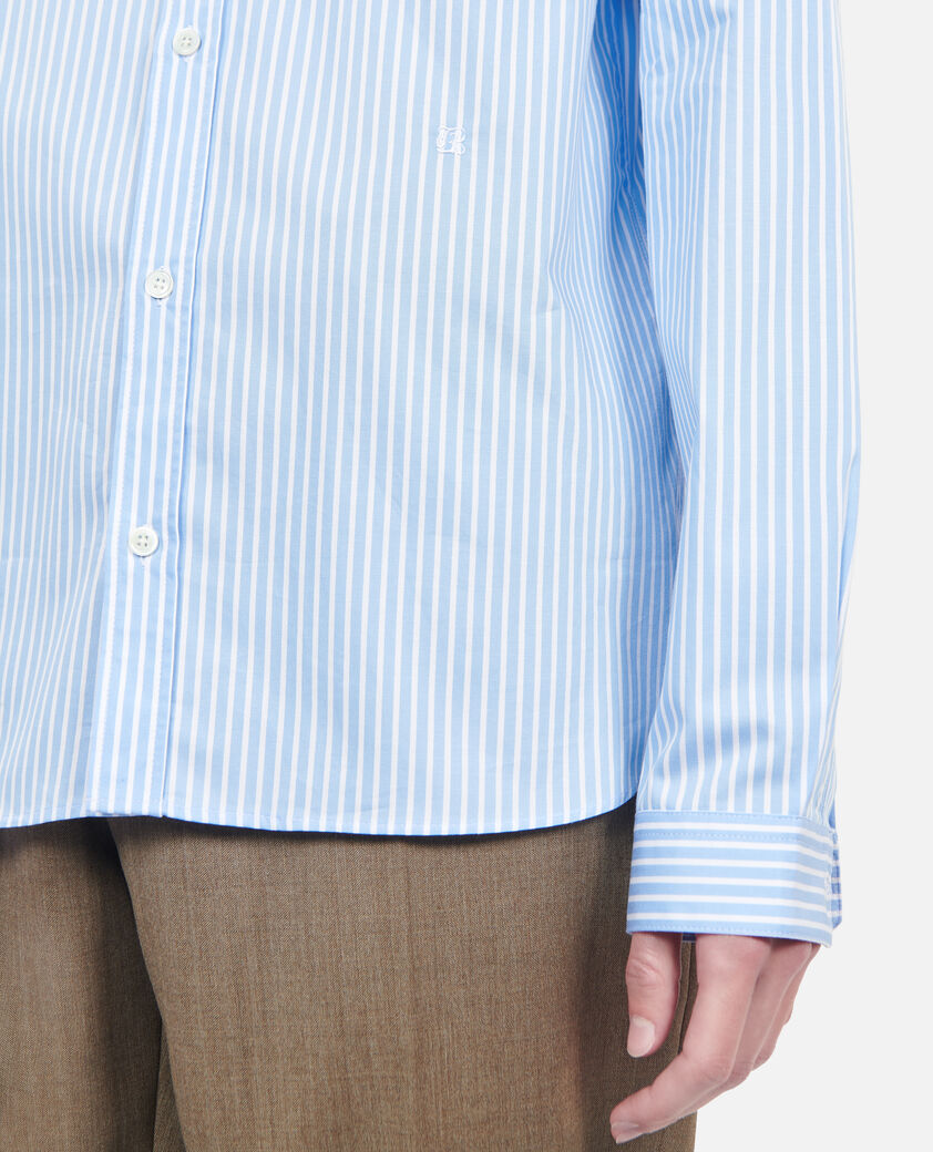 The Kooples MEN BLUE WHITE formal striped shirt