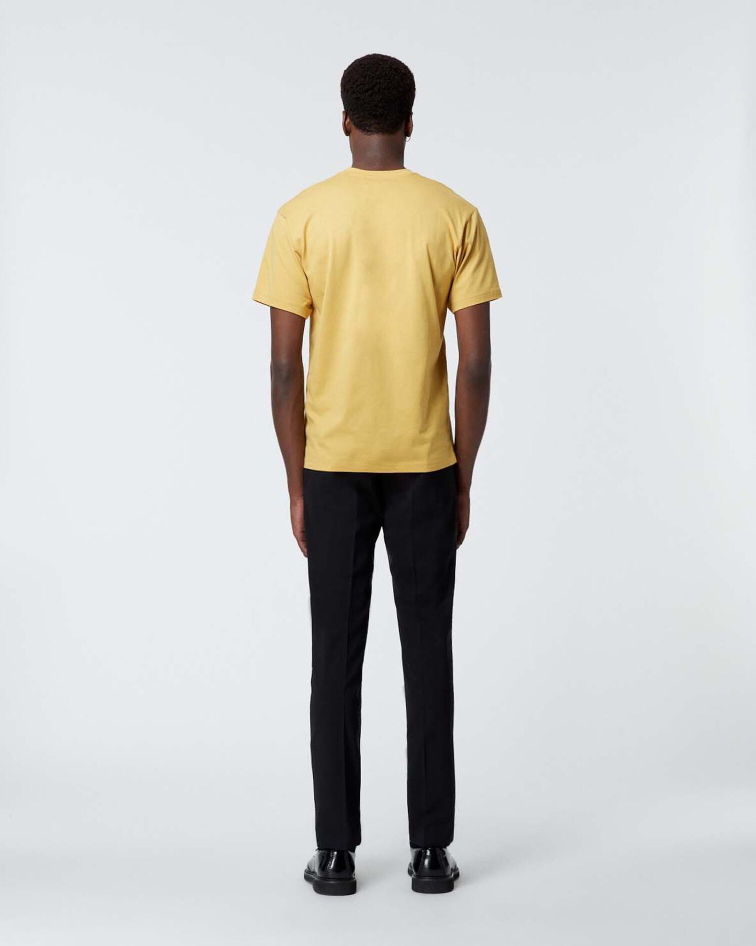 T-shirt jaune coton à logo The Kooples, YELLOW, hi-res image number null