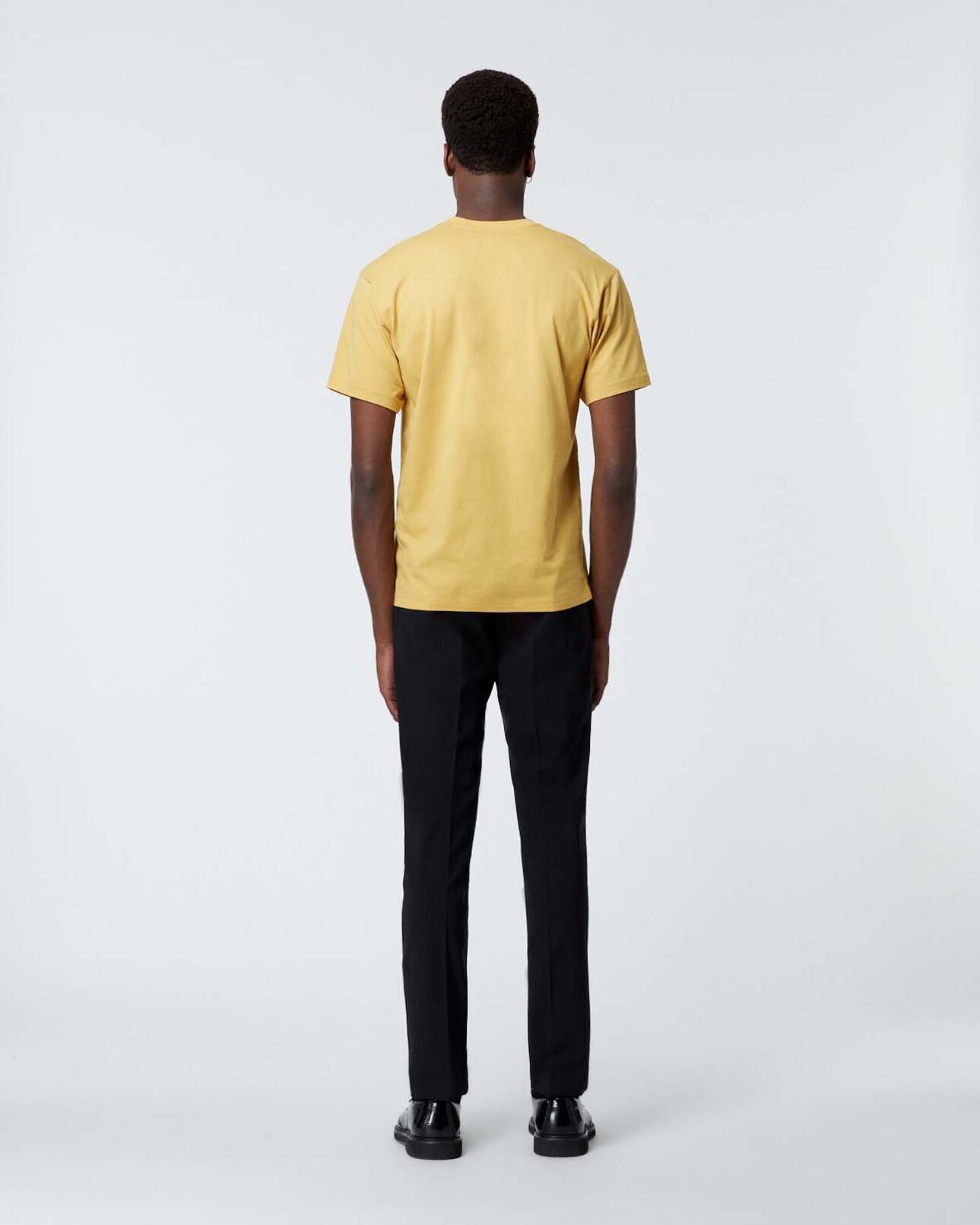The Kooples HOMME YELLOW t-shirt jaune coton à logo the kooples
