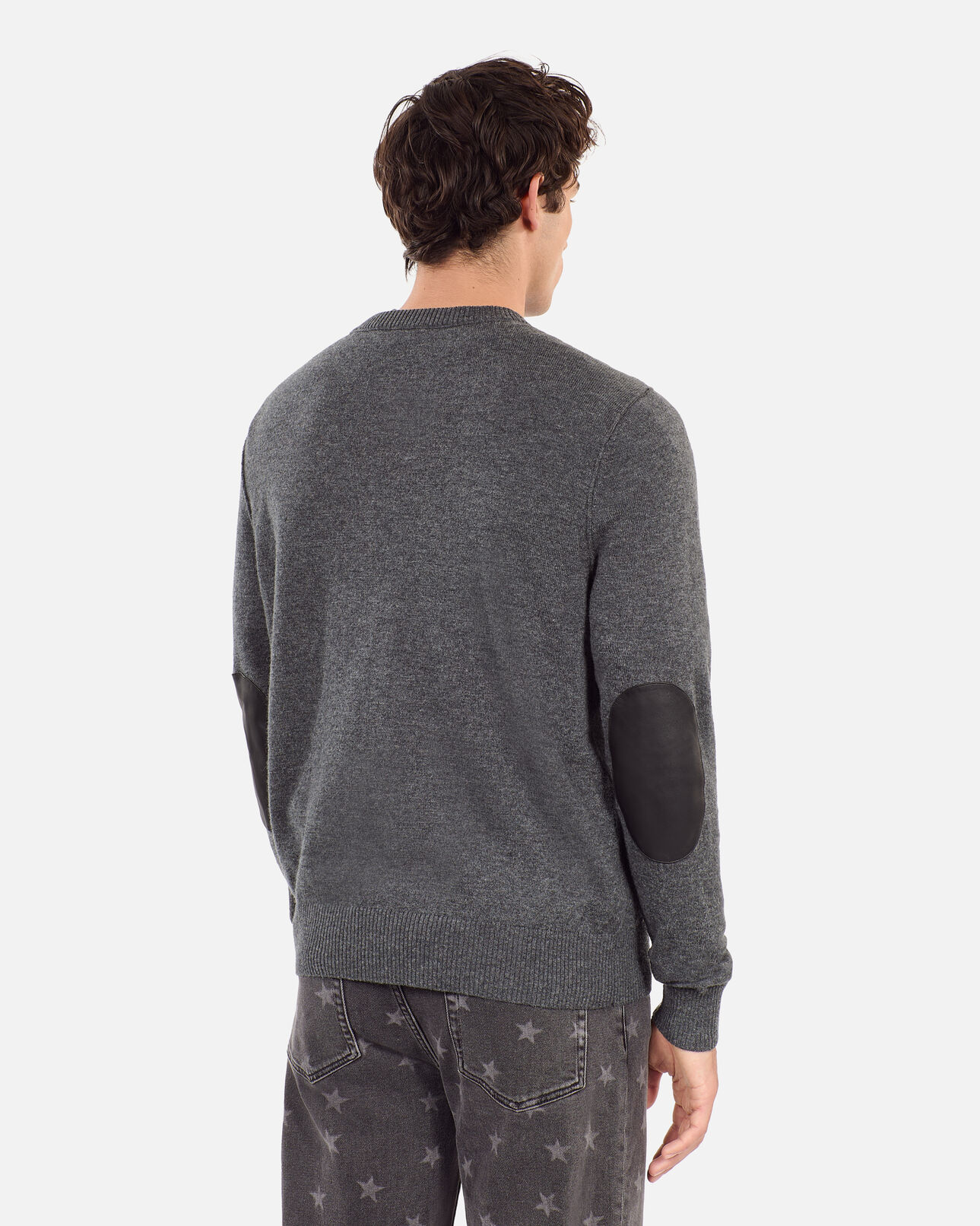 The Kooples HOMME MIDDLE GREY MEL pull en laine gris