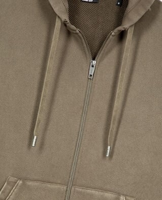 The Kooples H OLIVE khaki hoodie