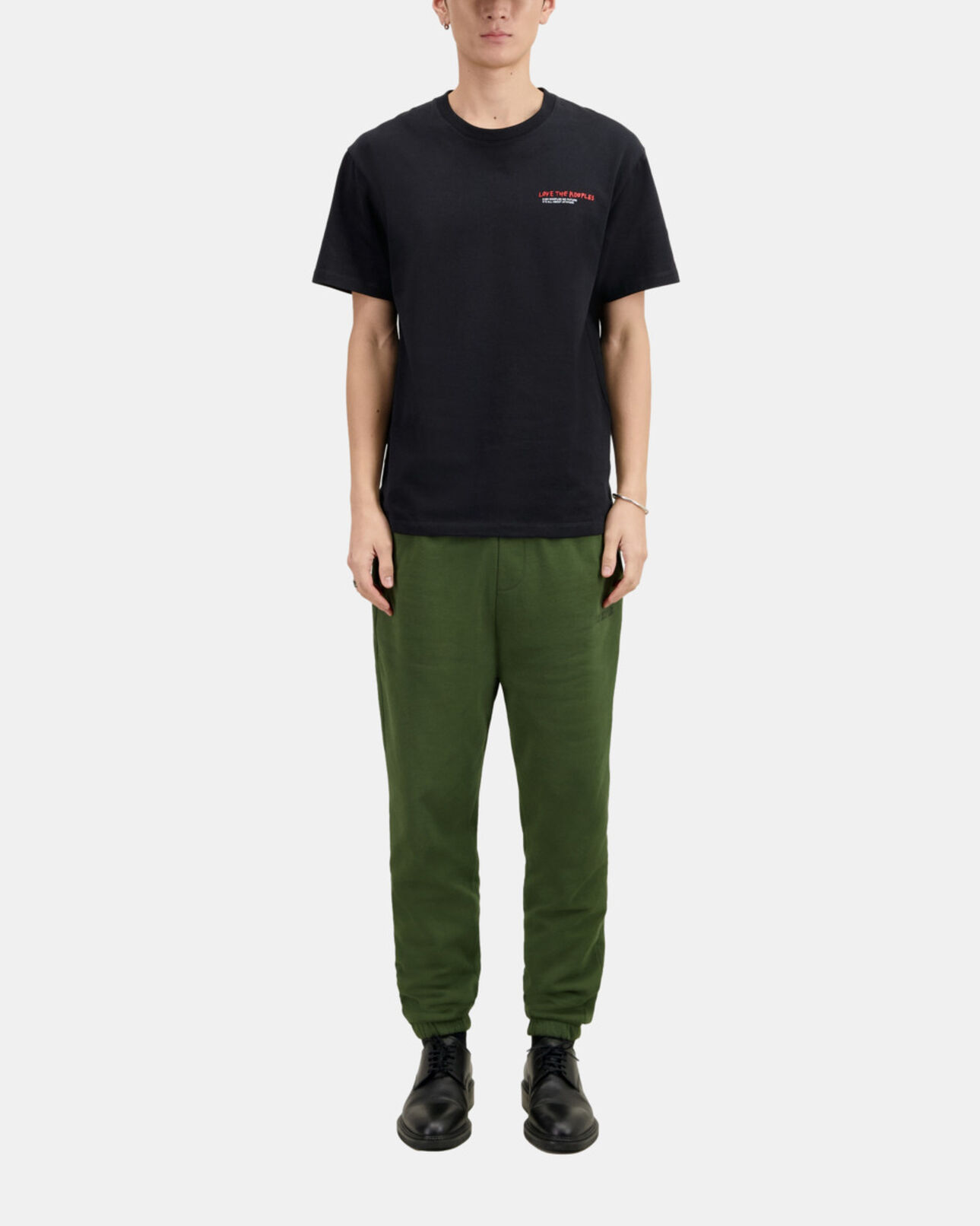 The Kooples HOMME BLACK t-shirt homme i love kooples noir