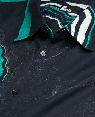 The Kooples HOMME BLACK / GREEN chemise imprimée