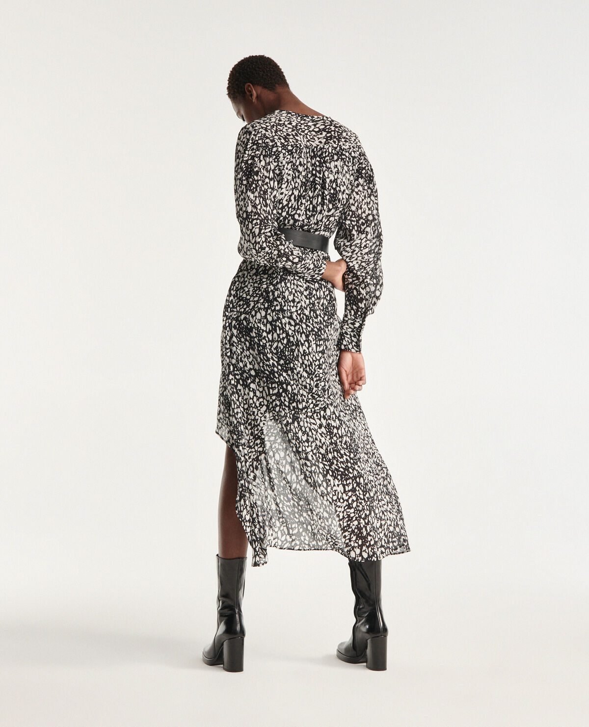Maje sales robe leopard