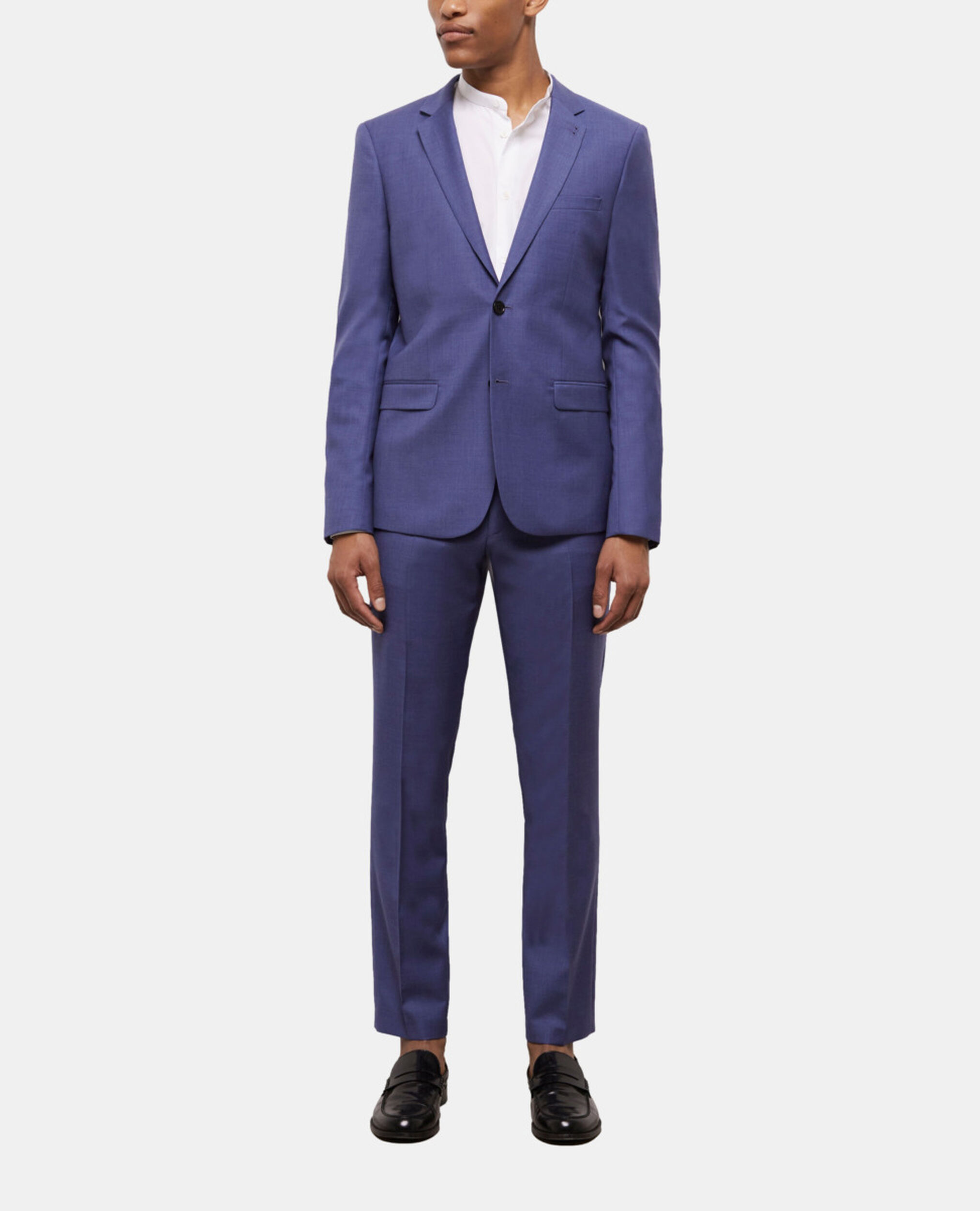 Blue suit jacket, BLUE, hi-res image number null