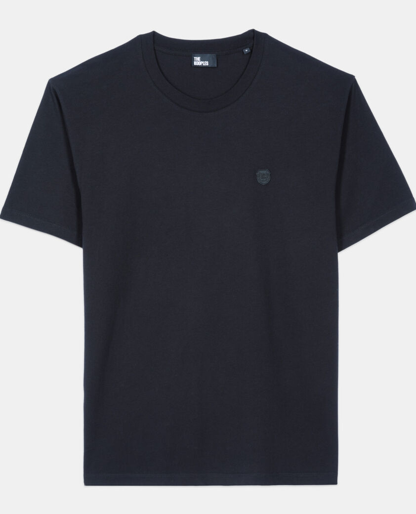 The Kooples MEN BLACK black blazon t-shirt