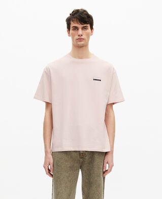The Kooples MEN LILA pink screen print t-shirt