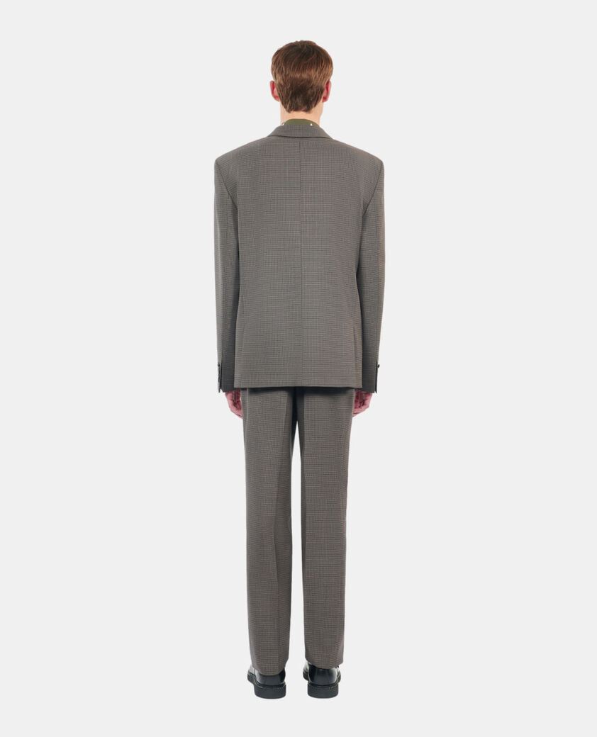 The Kooples HOMME BROWN veste de costume en laine marron