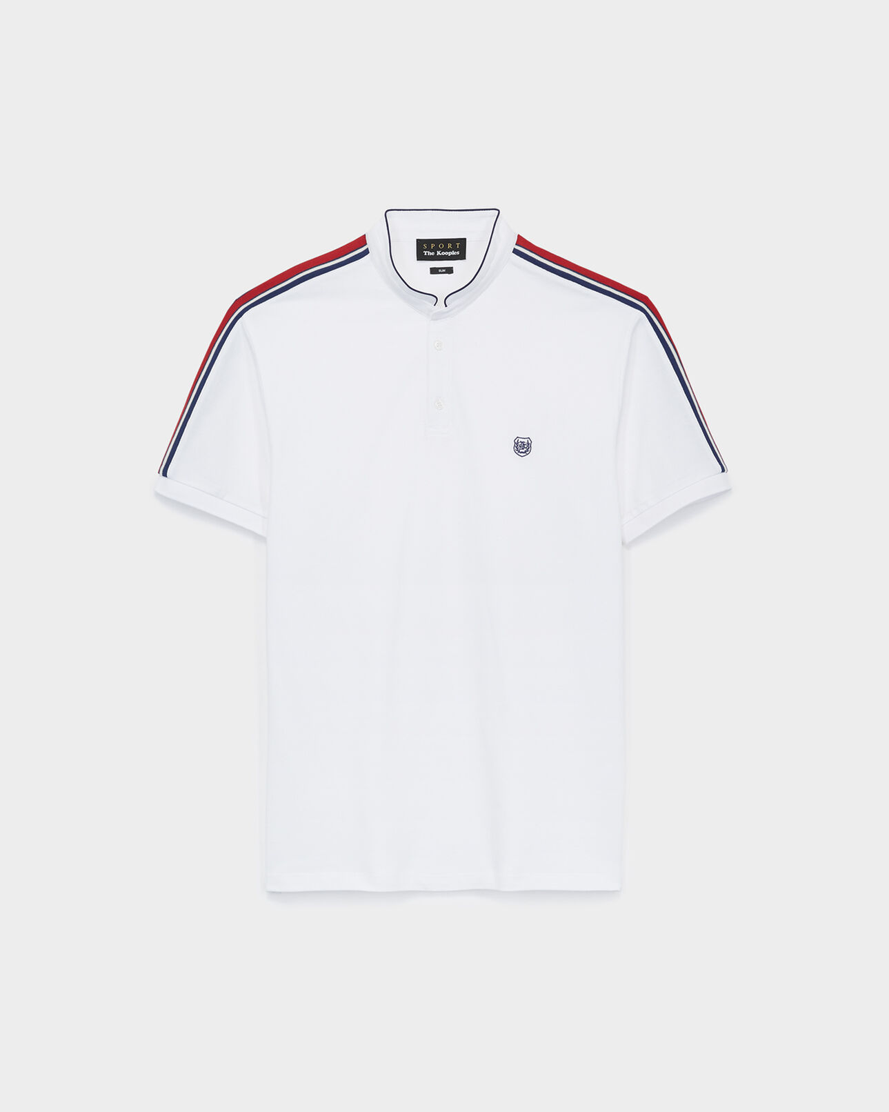 The Kooples HOMME WHITE polo manches courtes