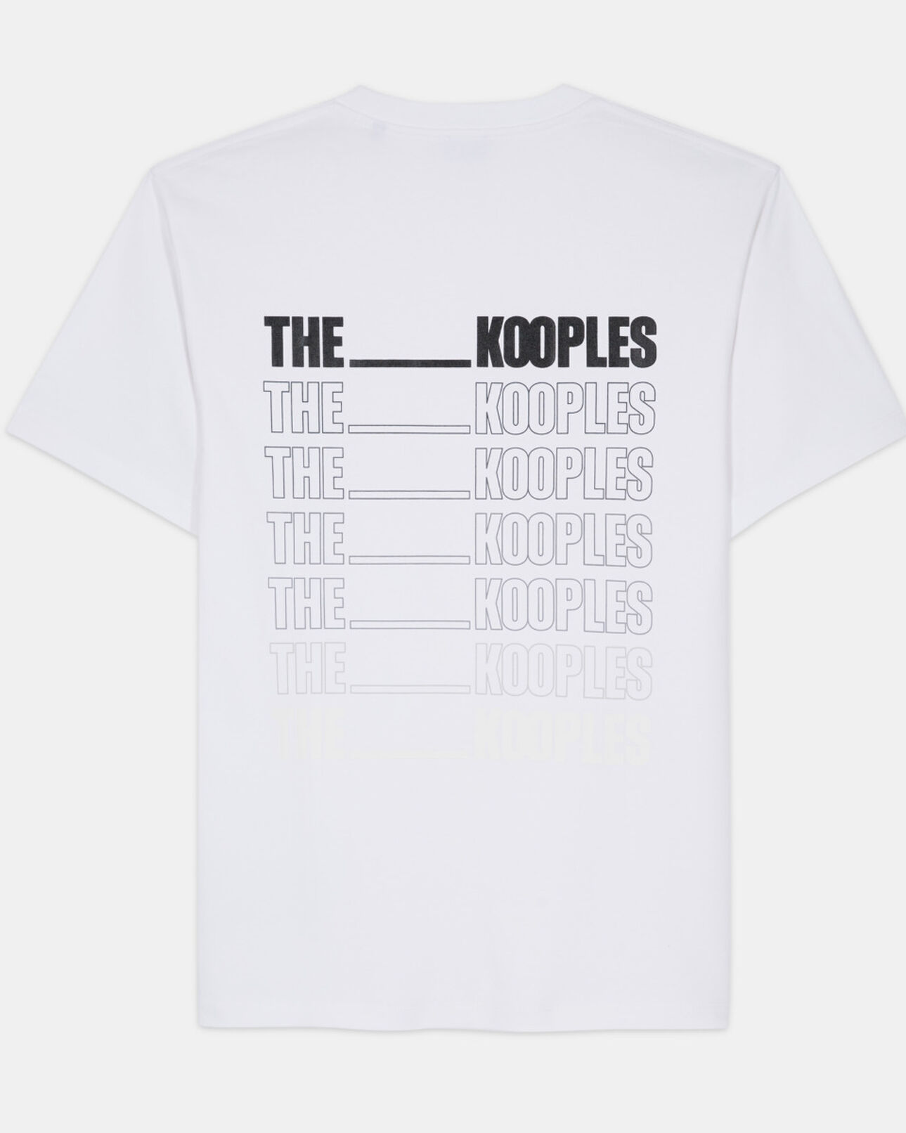 The Kooples MEN SNOW WHITE the kooples white logo t-shirt