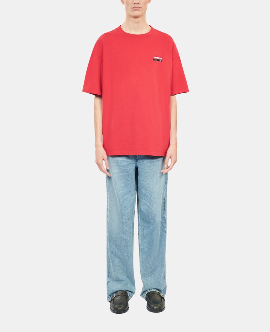 The Kooples H RUBIS red 100% wild serigraphy t-shirt