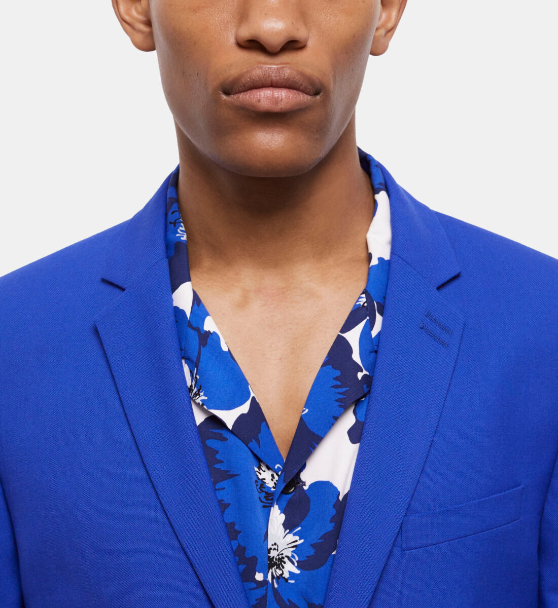 Blue suit jacket The Kooples US