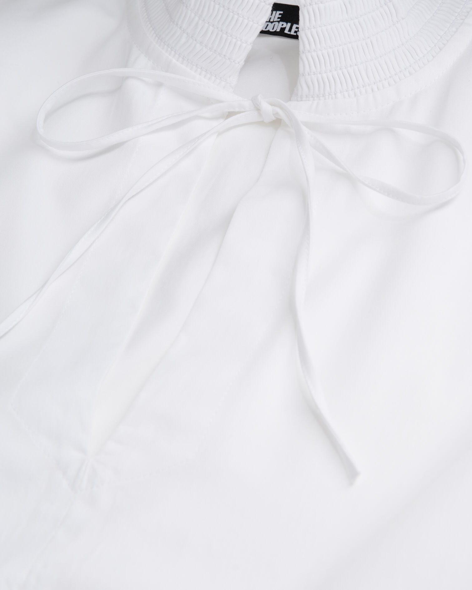 Kurzes, weißes Kleid mit englischer Stickerei, WHITE, hi-res image number null