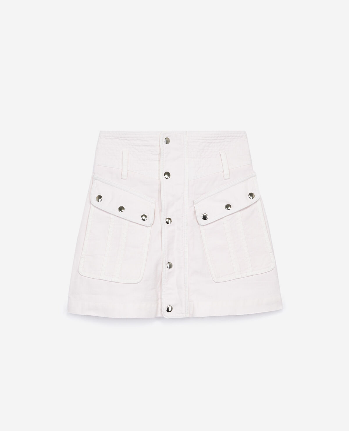 Topshop white denim skirt on sale