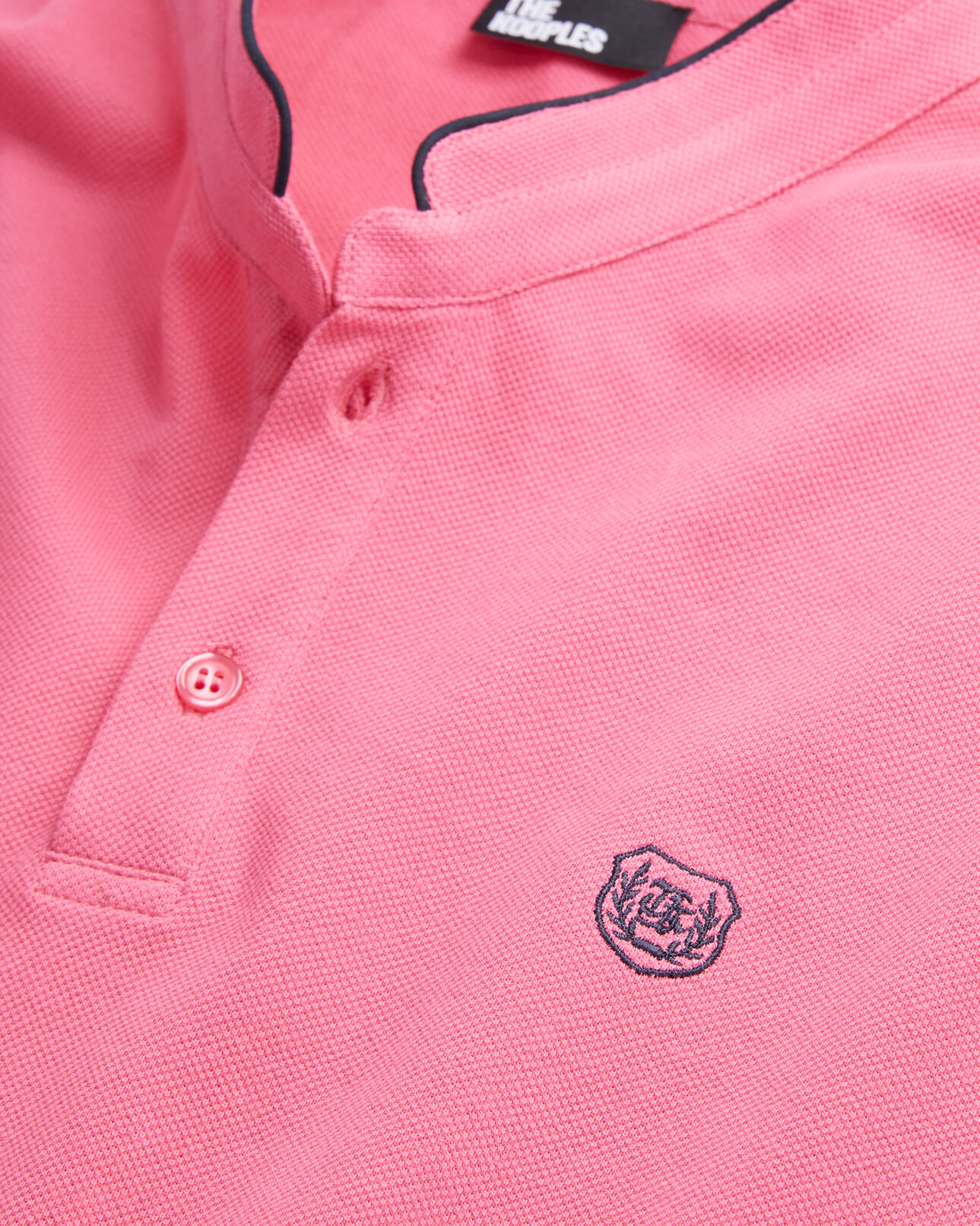 The Kooples HOMBRE OLD PINK camisa polo rosa algodón