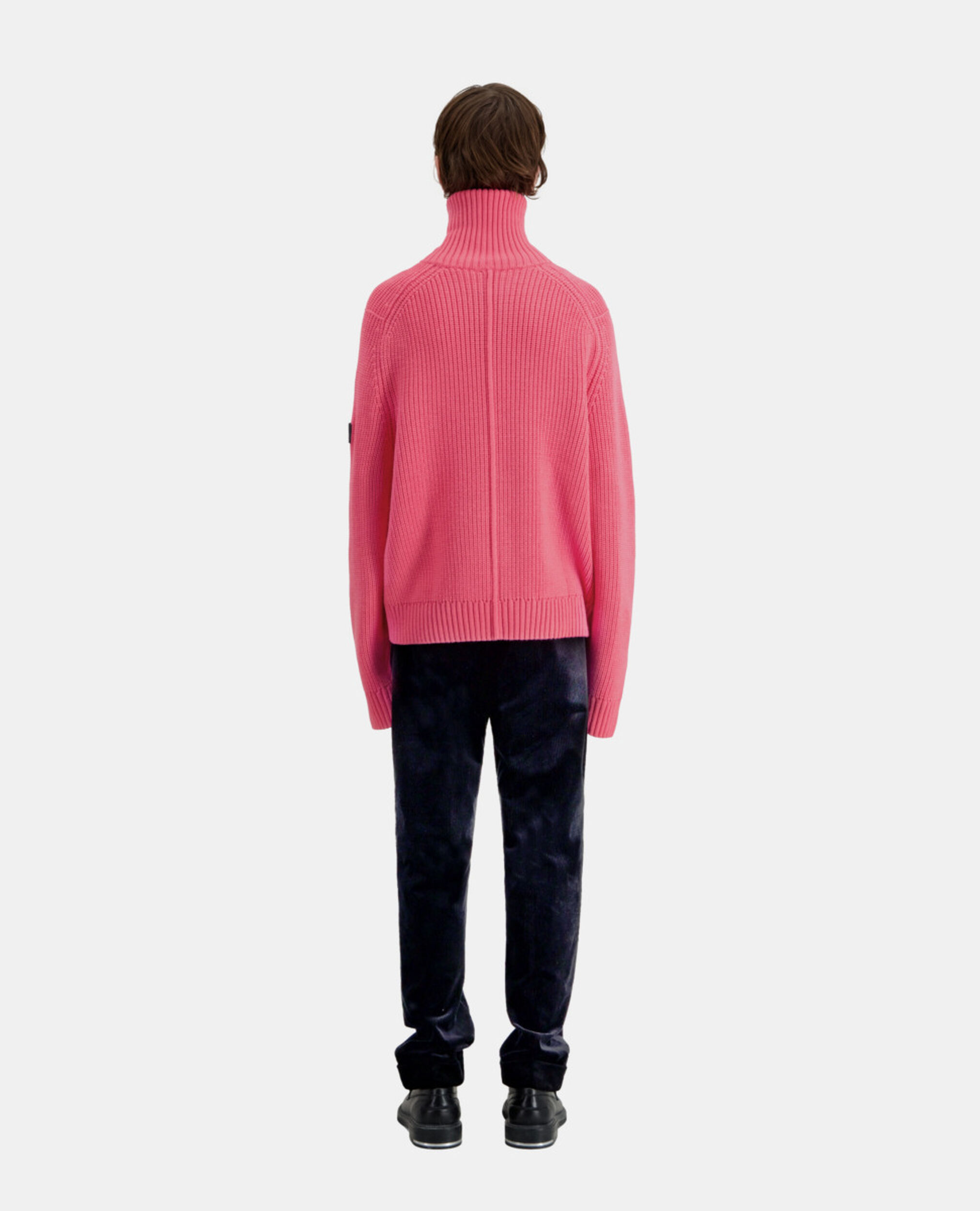 Pink wool sweater, OLD PINK, hi-res image number null