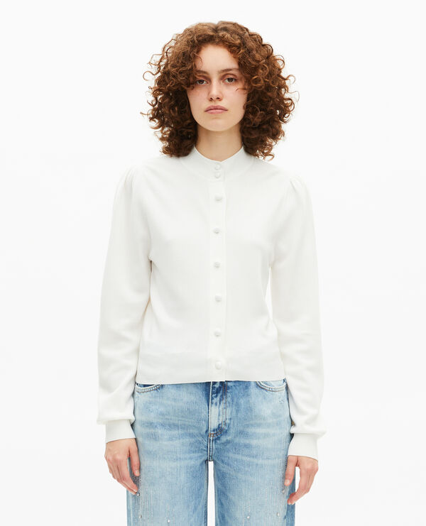 The Kooples DAMEN ECRU strickjacke ecru